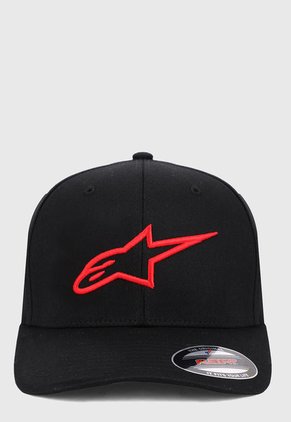 Gorra Negro-Rojo Alpinestars Angle