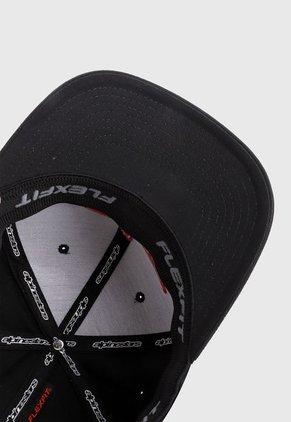 Gorra Negro-Rojo Alpinestars Angle