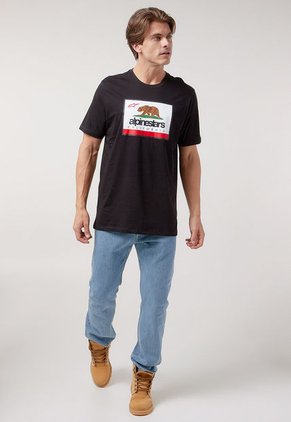 Camiseta Negro-Multicolor Alpinestars Cali 2.0