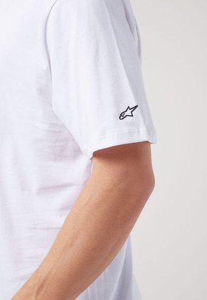 Camiseta Blanco-Negro Alpinestars Victory Roots