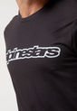 Camiseta Negro-Gris Alpinestars Linear Wordmark de Alpinestars