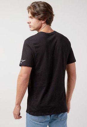 Camiseta Negro-Gris Alpinestars Linear Wordmark