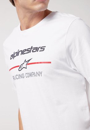 Camiseta Blanco-Negro-Rojo Alpinestars Bettering
