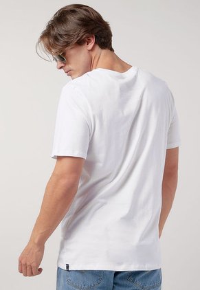 Camiseta Blanco-Negro-Rojo Alpinestars Bettering