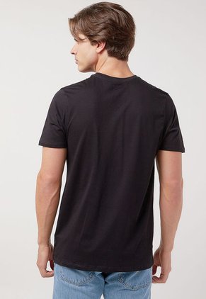 Camiseta Negro-Blanco-Amarillo Neón Alpinestars Bettering