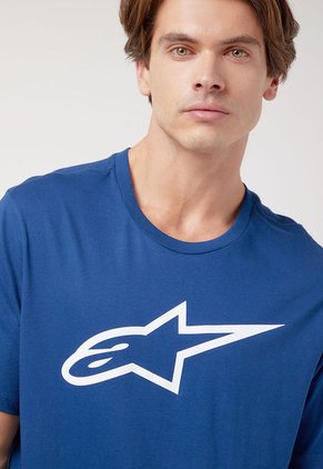 Camiseta Azul Navy-Blanco Alpinestars Ageless Classic