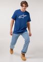 Camiseta Azul Navy-Blanco Alpinestars Ageless Classic de Alpinestars