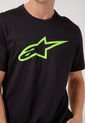 Camiseta Negro-Verde Neón Alpinestars Ageless Classic de Alpinestars