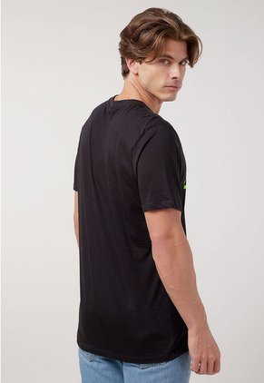 Camiseta Negro-Verde Neón Alpinestars Ageless Classic