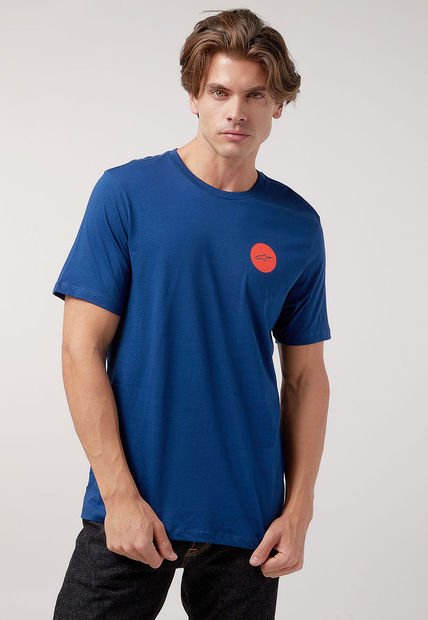 Camiseta Azul-Coral Alpinestars Faster