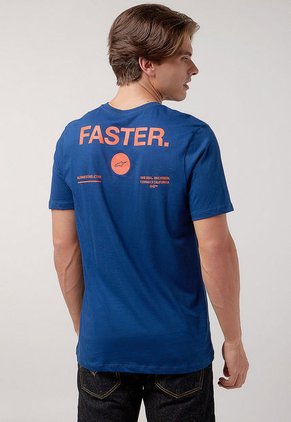 Camiseta Azul-Coral Alpinestars Faster