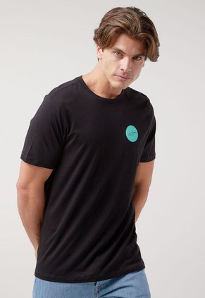 Camiseta Negro-Verde Menta Alpinestars Faster