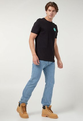Camiseta Negro-Verde Menta Alpinestars Faster