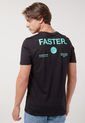 Camiseta Negro-Verde Menta Alpinestars Faster de Alpinestars