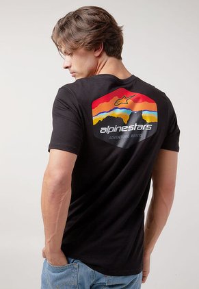 Camiseta Negro-Multicolor Alpinestars Awaits