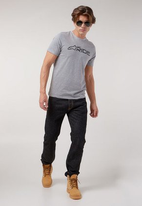 Camiseta Gris-Negro Alpinestars Ride 3.0