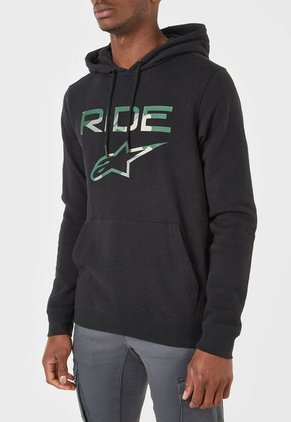 Hoodie Negro Multicolor Alpinestars