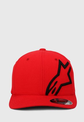 Gorra Rojo-Negro Alpinestars Corp Shift Curved