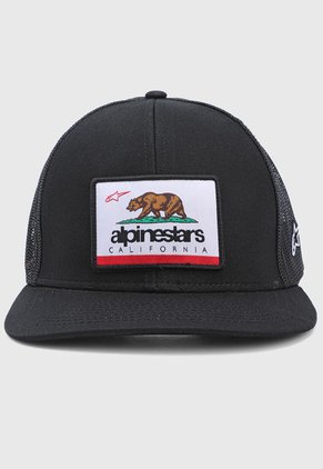 Gorra Negro-Blanco-Rojo-Café Alpinestars Cali 2.0 Hat