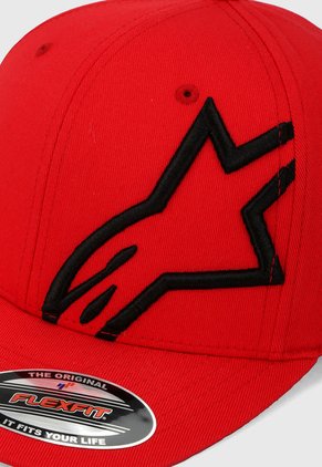 Gorra Rojo-Negro Alpinestars Corp Shift Curved