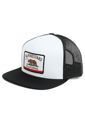 Gorra Blanca-Negra Alpinestars Cali Trucker