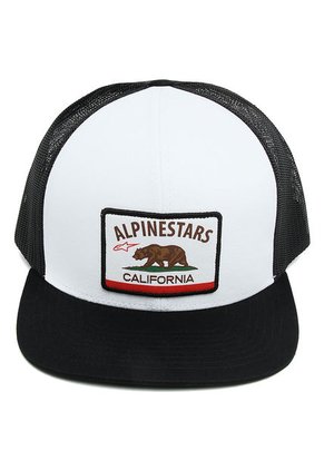 Gorra Blanca-Negra Alpinestars Cali Trucker