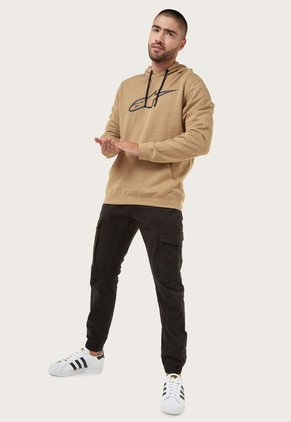 Hoodie Beige-Negro Alpinestars Ageless V2