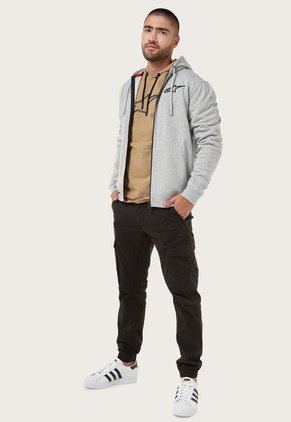 Hoodie Gris-Negro Alpinestars Ageless Chest