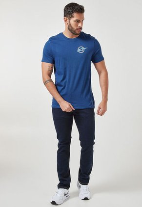 Camiseta Azul-Blanco-Naranja Alpinestars Track Right