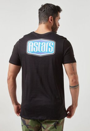 Camiseta Negro-Azul-Violeta-Blanco Alpinestars Track Right