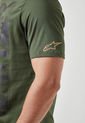 Camiseta Verde Oliva-Negro-Café Alpinestars Terra de Alpinestars