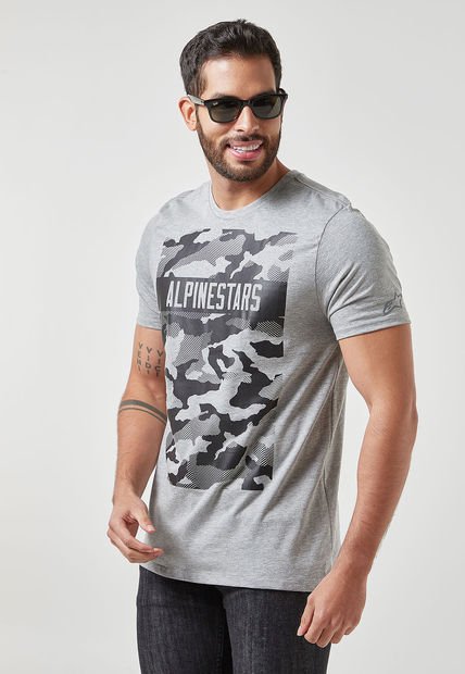 Camiseta Gris-Negro Alpinestars Terra
