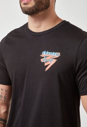 Camiseta Negro-Multicolor Alpinestars Racing