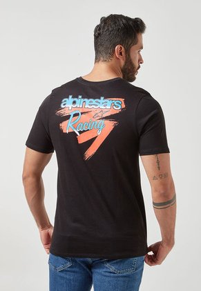 Camiseta Negro-Multicolor Alpinestars Racing