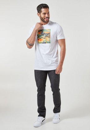 Camiseta Blanco-Multicolor Alpinestars Free Camo