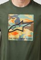 Camiseta Verde Oliva-Multicolor Alpinestars Free Camo de Alpinestars
