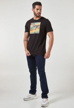 Camiseta Negro-Multicolor Alpinestars Free Camo
