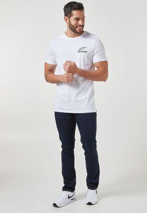 Camiseta Blanco-Negro Alpinestars Corporate