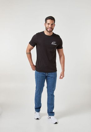 Camiseta Negro-Blanco Alpinestars Corporate