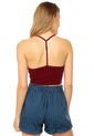 Crop Top Vinotinto Ambiance de Ambiance