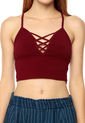 Crop Top Vinotinto Ambiance de Ambiance
