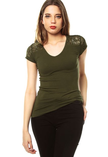 Blusa Verde Oliva Ambiance - Compra Ahora | Dafiti Colombia