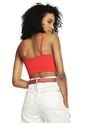 Camiseta Crop Top Rojo Ambiance de Ambiance