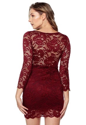 Vestido Vinotinto Ambiance