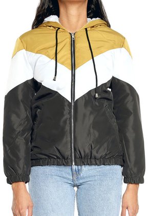 Chaqueta Mostaza-Blanco-Negro Ambiance