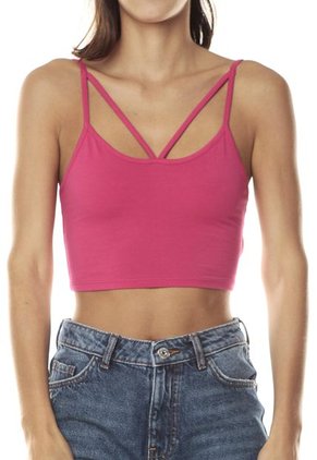 Crop Top Fucsia Ambiance