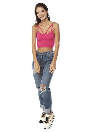 Crop Top Fucsia Ambiance