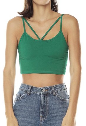 Crop Top Verde Ambiance