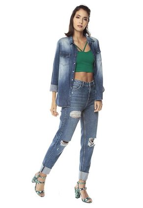 Crop Top Verde Ambiance