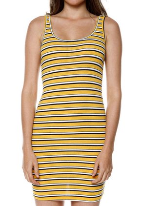 Vestido Amarillo-Azul-Blanco Ambiance